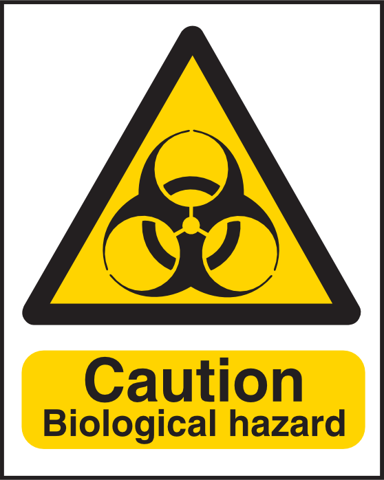 Haz442 Caution Biological Hazard