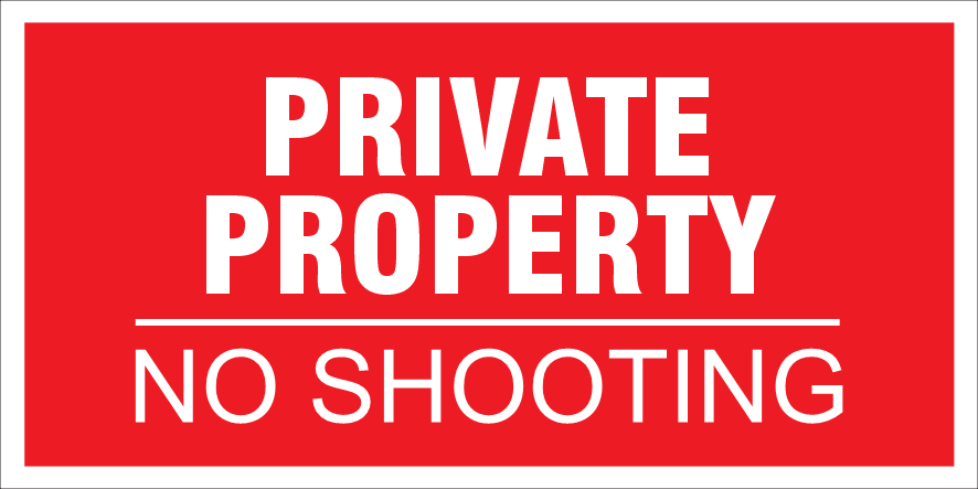 FARM No Shooting Private Property