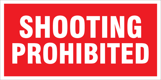 FARM Shooting Prohibited