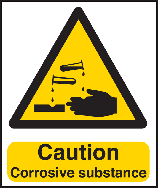 Haz401 Caution Corrosive Substance