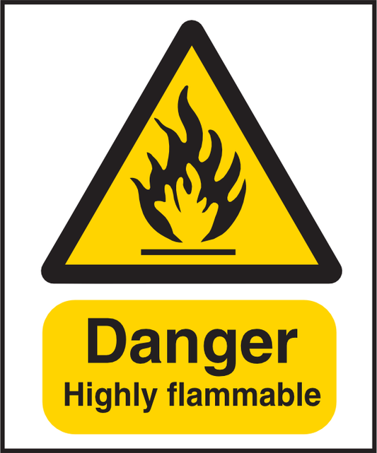 Haz418 Danger Highly Flammable