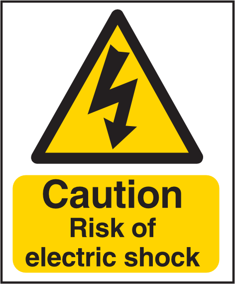 Haz436 Caution Risk of Electric Shock