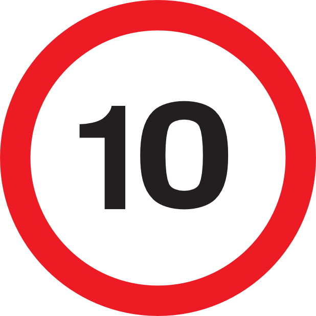 Traf703 - Speed Limit 10