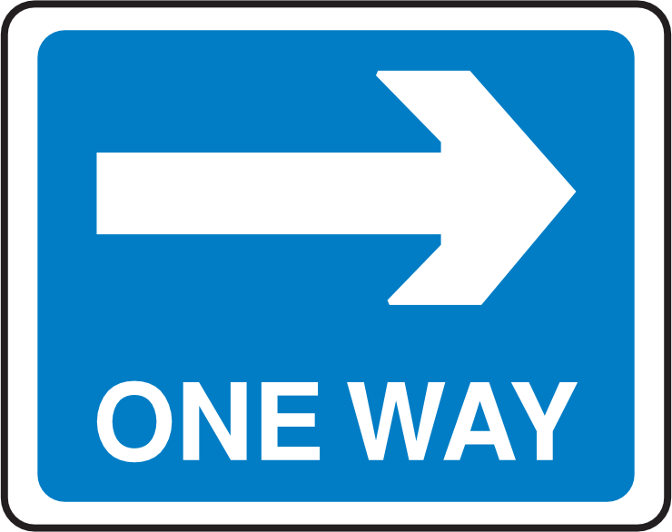 Traf716 ONE WAY (Right Arrow)