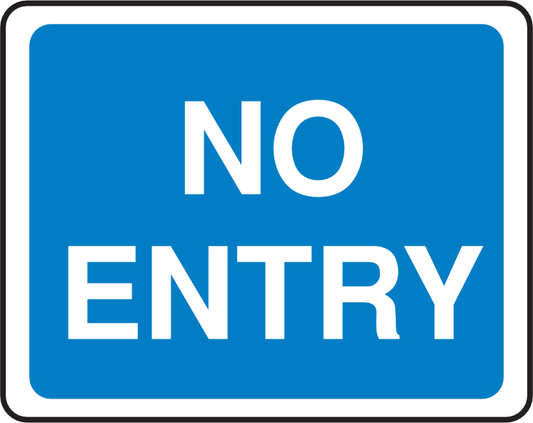 Traf724 NO ENTRY