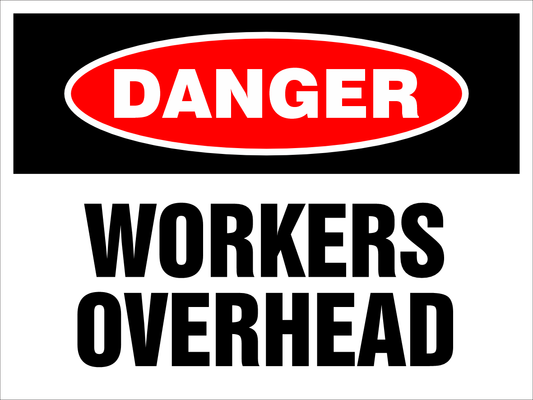 Site Safety Danger Workers Overhead